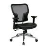 Air Grid® Back and Bonded Leather Seat Chair - Office Star Products
