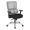 Vertical Grey Mesh Back Chair with Silver Base - Office Star Products