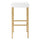 30'' Gold Backless Stool - OSP Home Furnishings