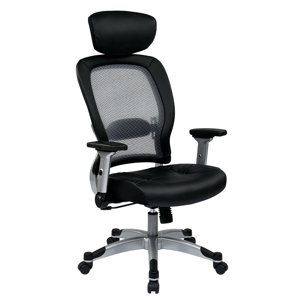 Professional Light Air Grid® Back Chair with Headrest - Office Star Products