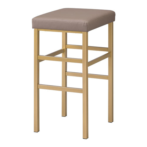 30'' Gold Backless Stool - OSP Home Furnishings