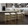 30'' Gold Backless Stool - OSP Home Furnishings