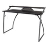 Alpha Battlestation Gaming Desk in Black Finish, ALP25-BLK - OSP Home Furnishings