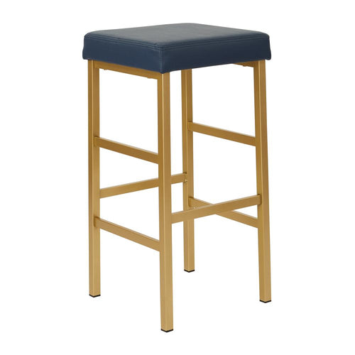 30'' Gold Backless Stool - OSP Home Furnishings