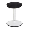 Active Perch Seat with White Frame and Black Fabric 22''-31'', ACT1011-3 - Office Star Products