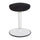 Active Perch Seat with White Frame and Black Fabric 22''-31'', ACT1011-3 - Office Star Products