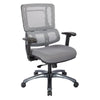 Vertical Grey Mesh Back Chair with Titanium Base - Office Star Products