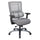 Vertical Grey Mesh Back Chair with Titanium Base - Office Star Products