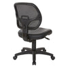Mesh Screen Back Task Chair with Vinyl Seat - Office Star Products