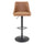 Sylmar Height Adjustable Stool in Sand Faux Leather - OSP Home Furnishings