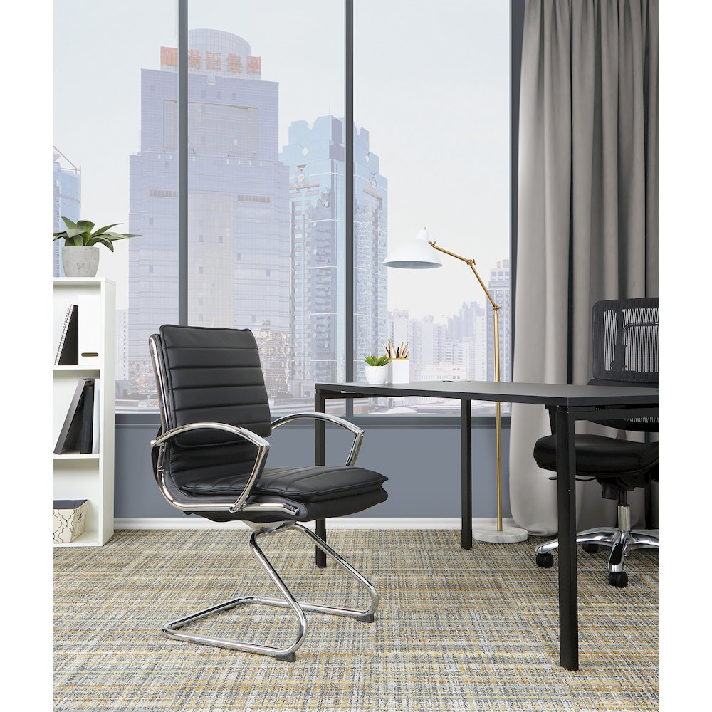 Guest Faux Leather Chair - Office Star Products