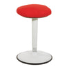 Active Perch Seat with White Frame and Red Fabric 24''-34'', ACT1010-9 - Office Star Products