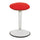 Active Perch Seat with White Frame and Red Fabric 24''-34'', ACT1010-9 - Office Star Products