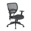 Office Star Matrex Mesh Back Task Chair - Black Seat - Mesh Back - 5-star Base - 20.50'' Seat Width x 21'' Seat Depth - 26.8'' Width x 26.5'' Depth x 42'' Height - Office Star Products