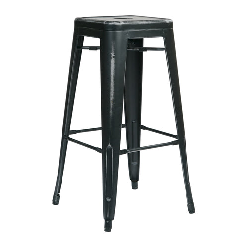 Bristow 30'' Antique Metal Barstool - OSP Home Furnishings