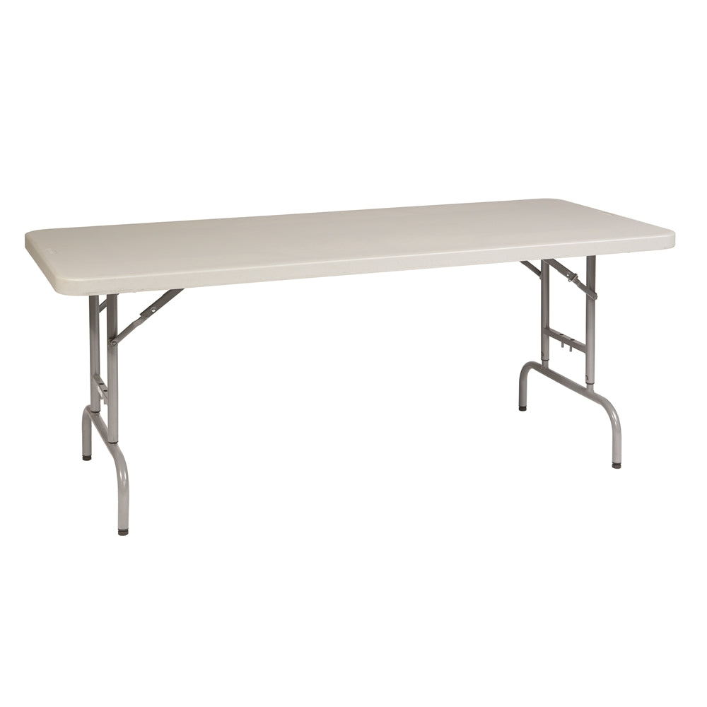 6' Height Adjustable Resin Multi Purpose Table - Office Star Products