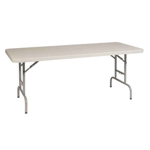 6' Height Adjustable Resin Multi Purpose Table - Office Star Products