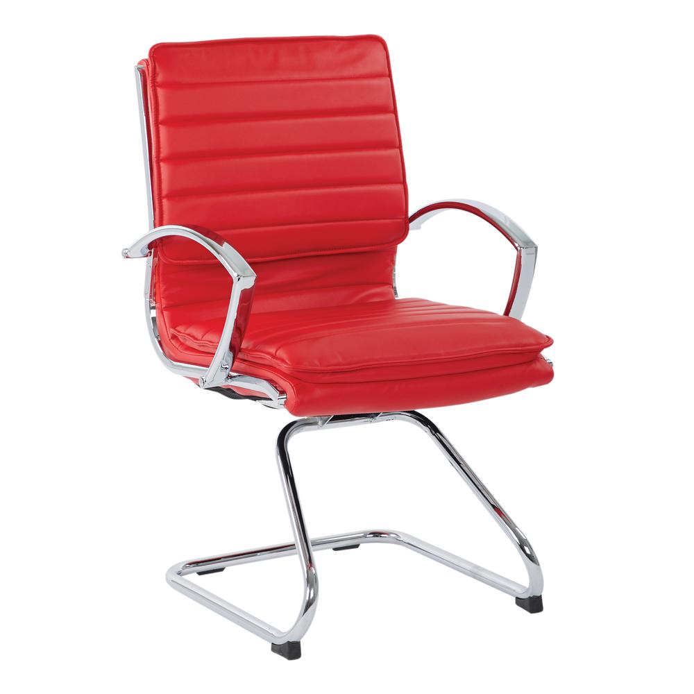 Guest Faux Leather Chair - Office Star Products