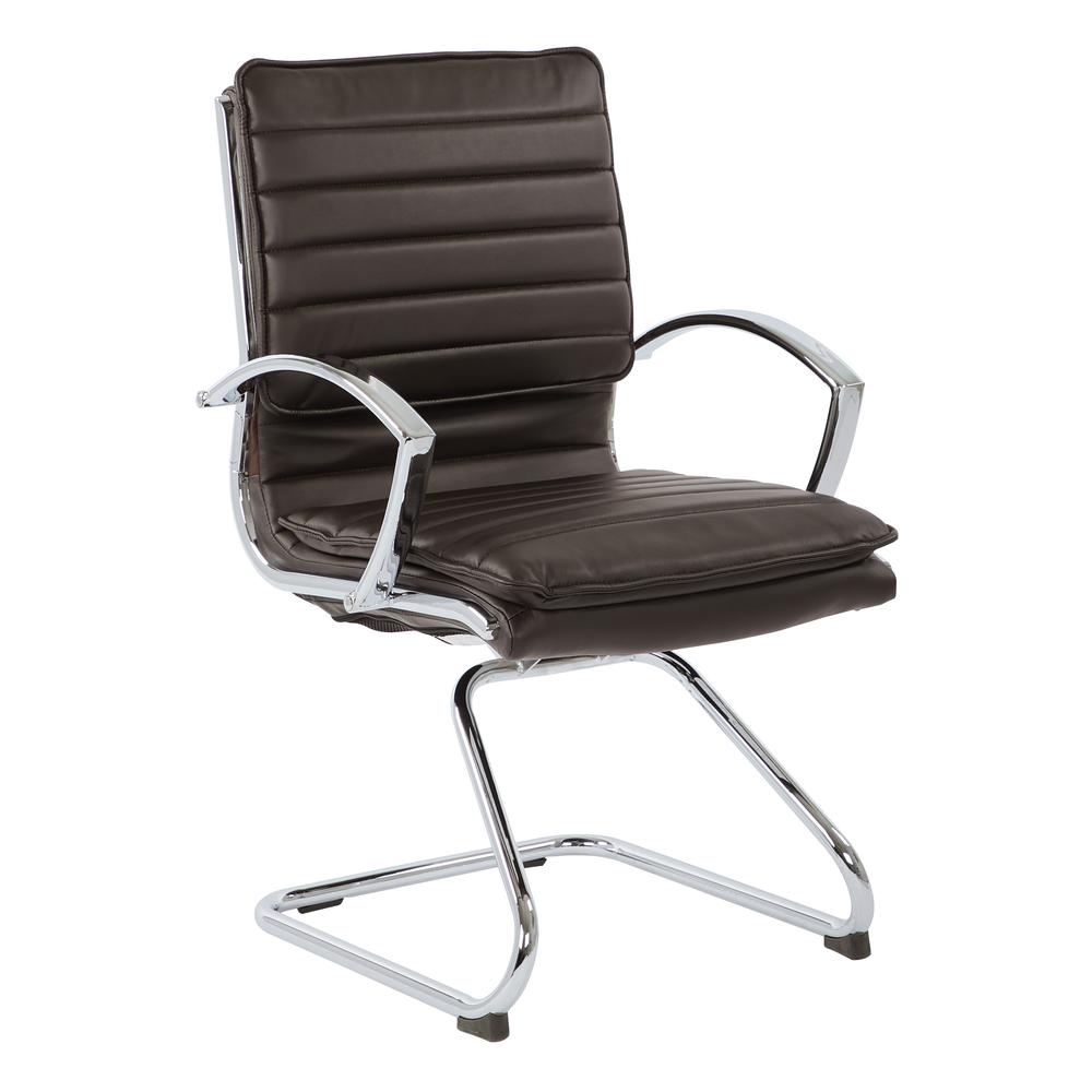 Guest Faux Leather Chair - Office Star Products