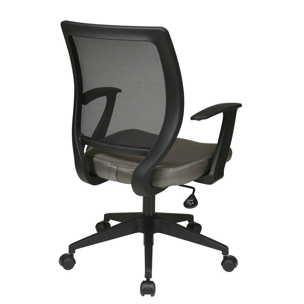 Screen Back Task Chair with ''T'' Arms - Office Star Products