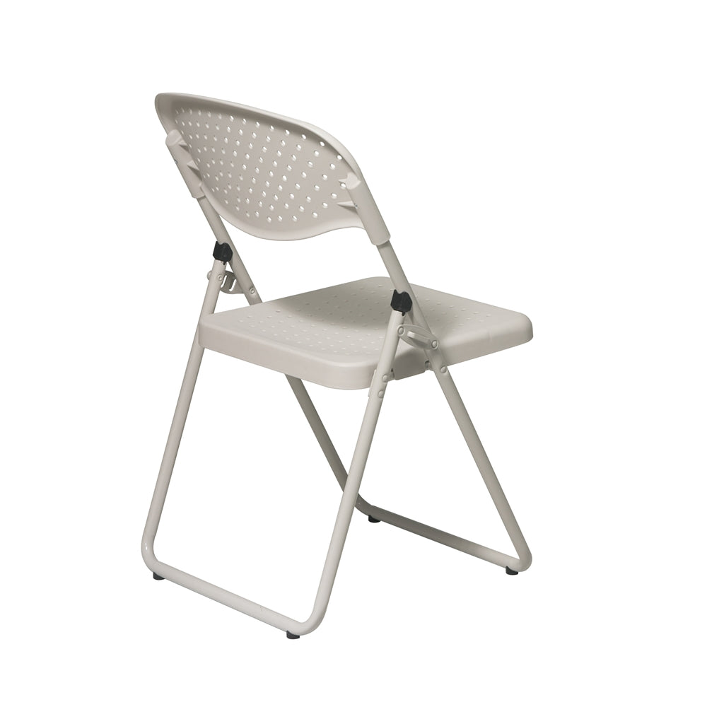 Folding Chair with Plastic Seat and Back - Office Star Products
