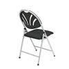 Folding Chair with Plastic Fan Back - Office Star Products