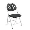 Folding Chair with Plastic Fan Back - Office Star Products