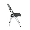 Folding Chair with Plastic Fan Back - Office Star Products