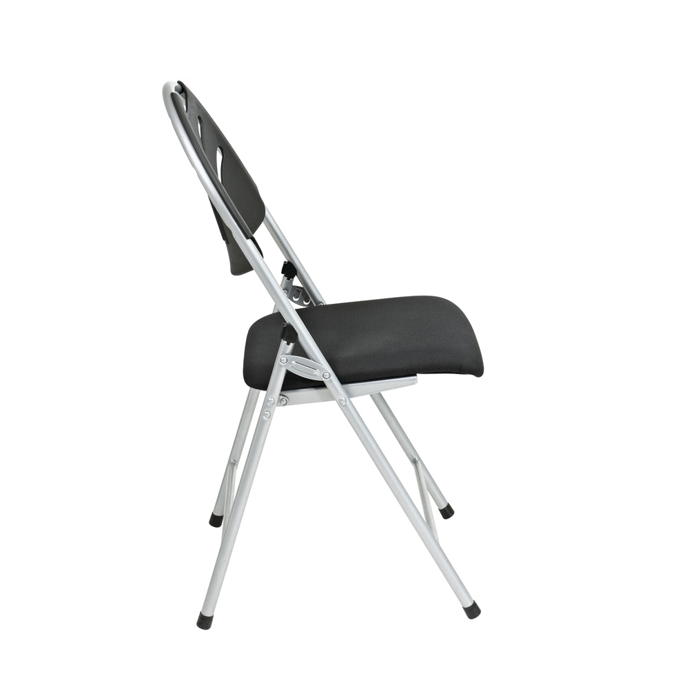 Folding Chair with Plastic Fan Back - Office Star Products