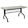 5’ Resin Multi Purpose Flip Table with Locking Casters - Office Star Products