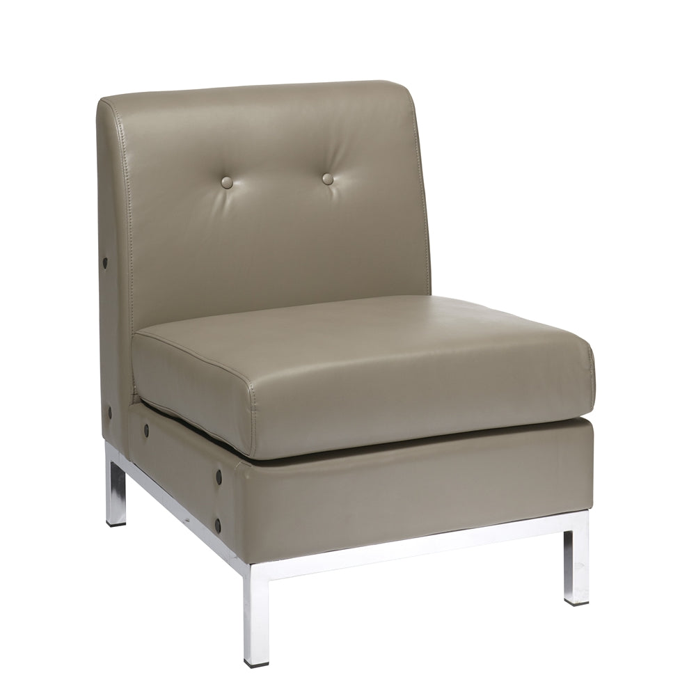 Wall Street Armless Chair - Office Star Products