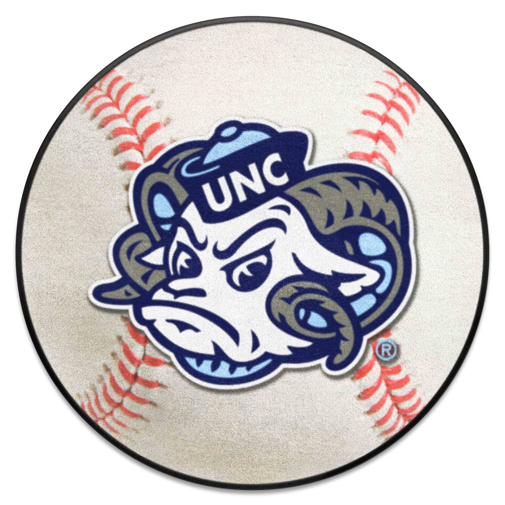 Fanmats - University of North Carolina - Chapel Hill Baseball Mat 27'' diameter