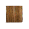 Live Edge Solid Wood Pub Table w/Metal Legs, Light Walnut - Alpine Furniture