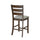 Emery Set of 2 Pub Height Chairs, Walnut - Alpine Furniture