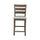 Emery Set of 2 Pub Height Chairs, Walnut - Alpine Furniture