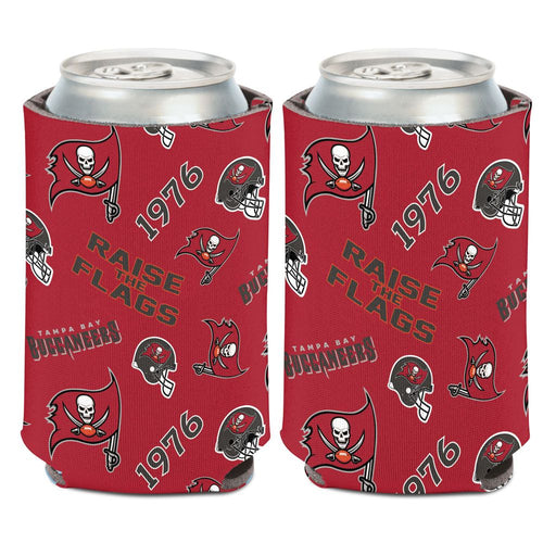 Tampa Bay Buccaneers Can Cooler Scatterprint Design - WinCraft