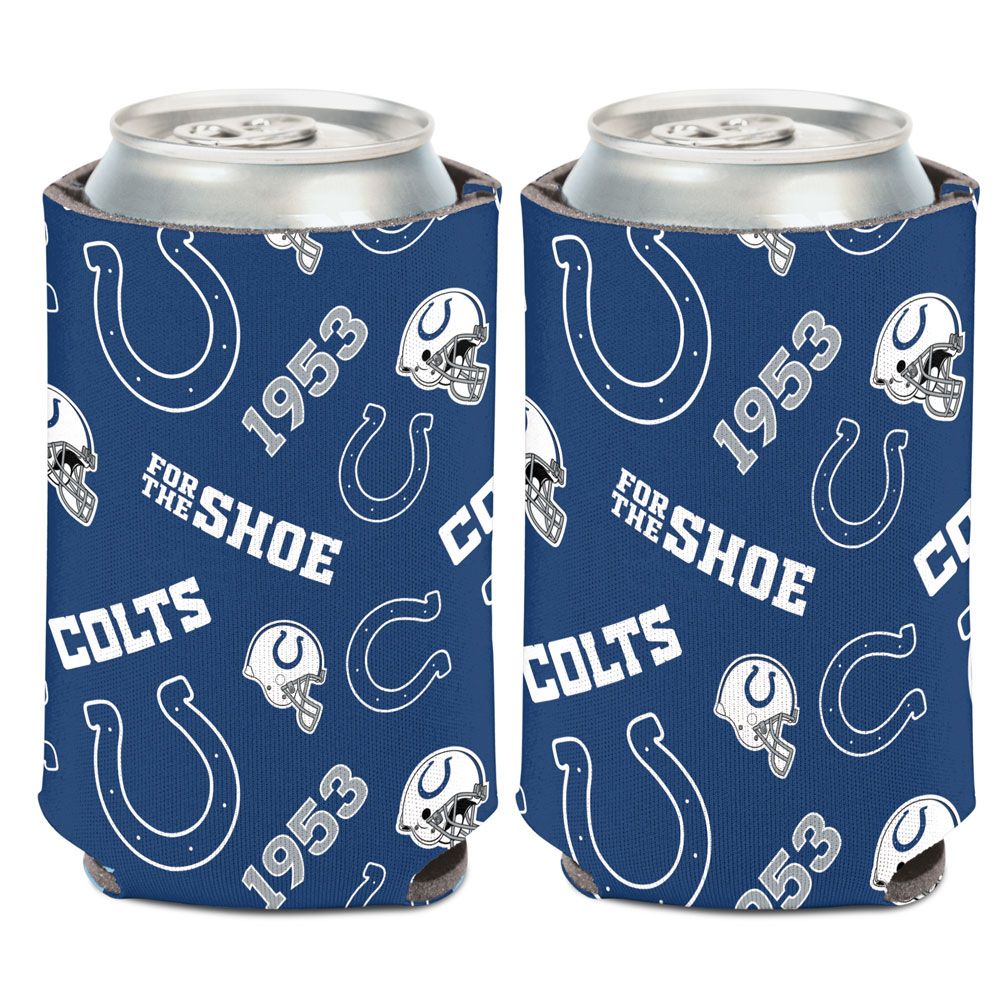 Indianapolis Colts Can Cooler Scatterprint Design - WinCraft
