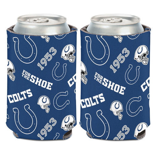 Indianapolis Colts Can Cooler Scatterprint Design - WinCraft