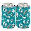 Miami Dolphins Can Cooler Scatterprint Design - WinCraft