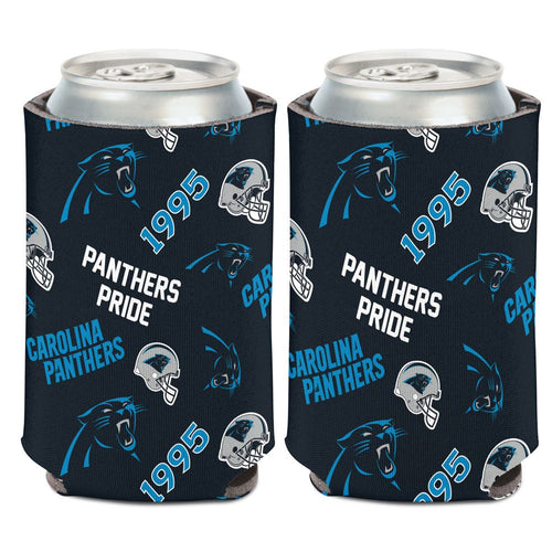 Carolina Panthers Can Cooler Scatterprint Design - WinCraft