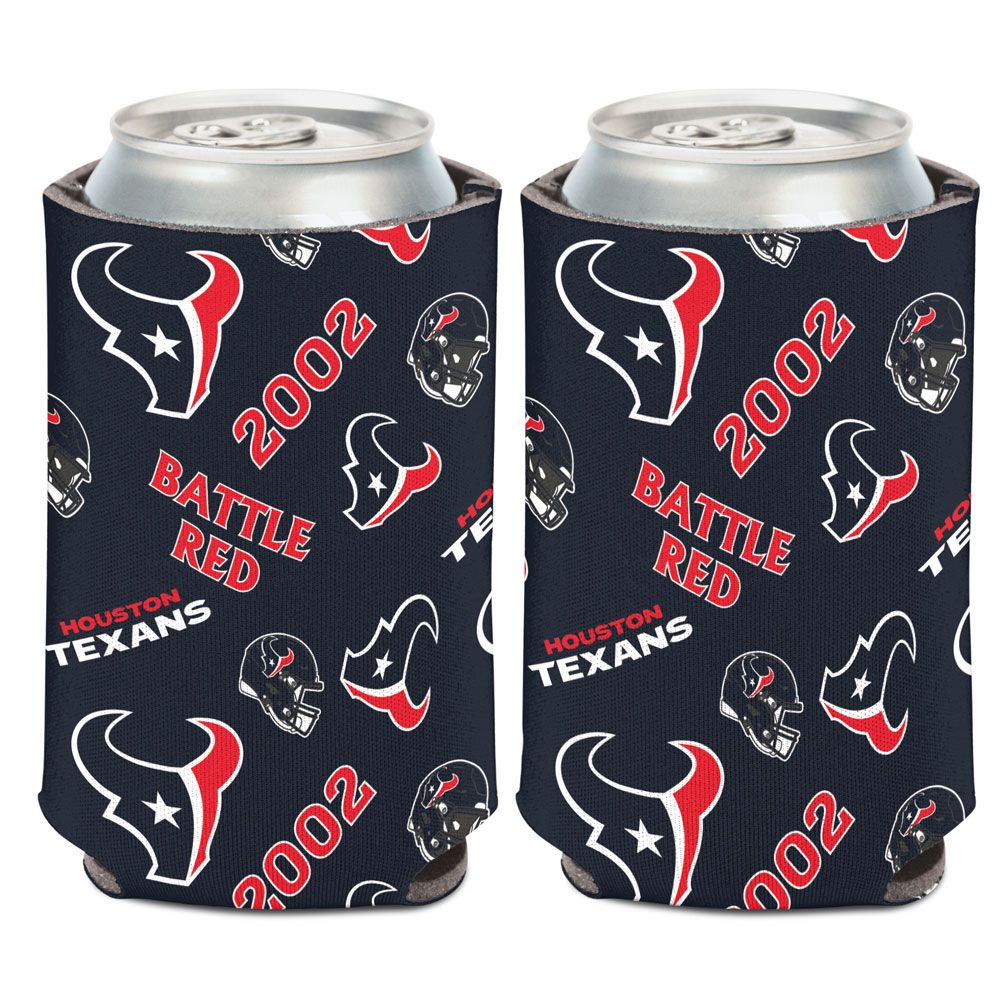 Houston Texans Can Cooler Scatterprint Design - WinCraft