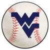 Fanmats - West Virginia University Baseball Mat 27'' diameter