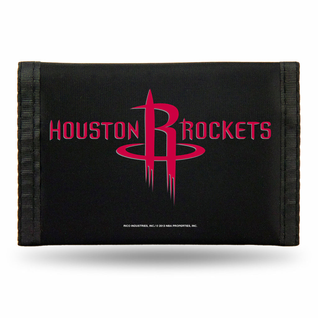 Houston Rockets Wallet Nylon Trifold - Rico Industries