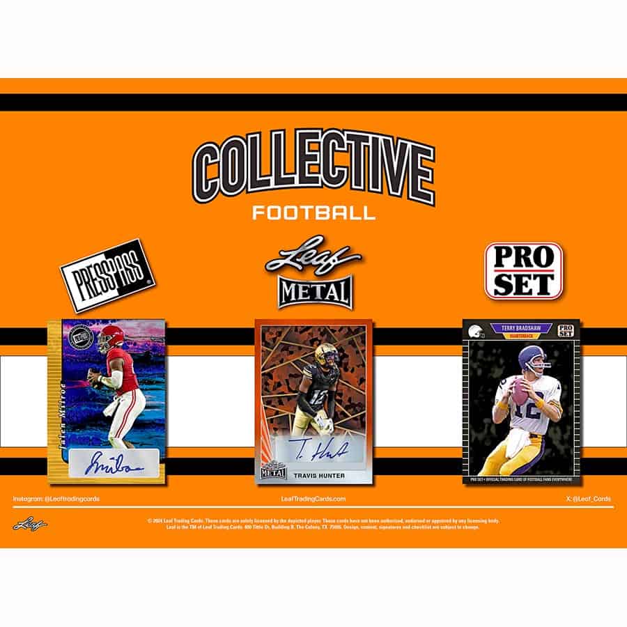 Leaf Trading Cards -  Collective - 2024 Leaf Collective Football Hobby Pre-Order