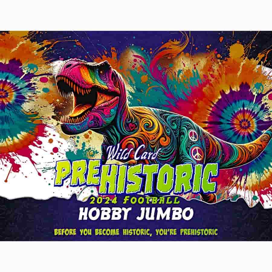 Wild Card -  Pre-Historic - 2024 Wild Card Pre-Historic Football Hobby Jumbo