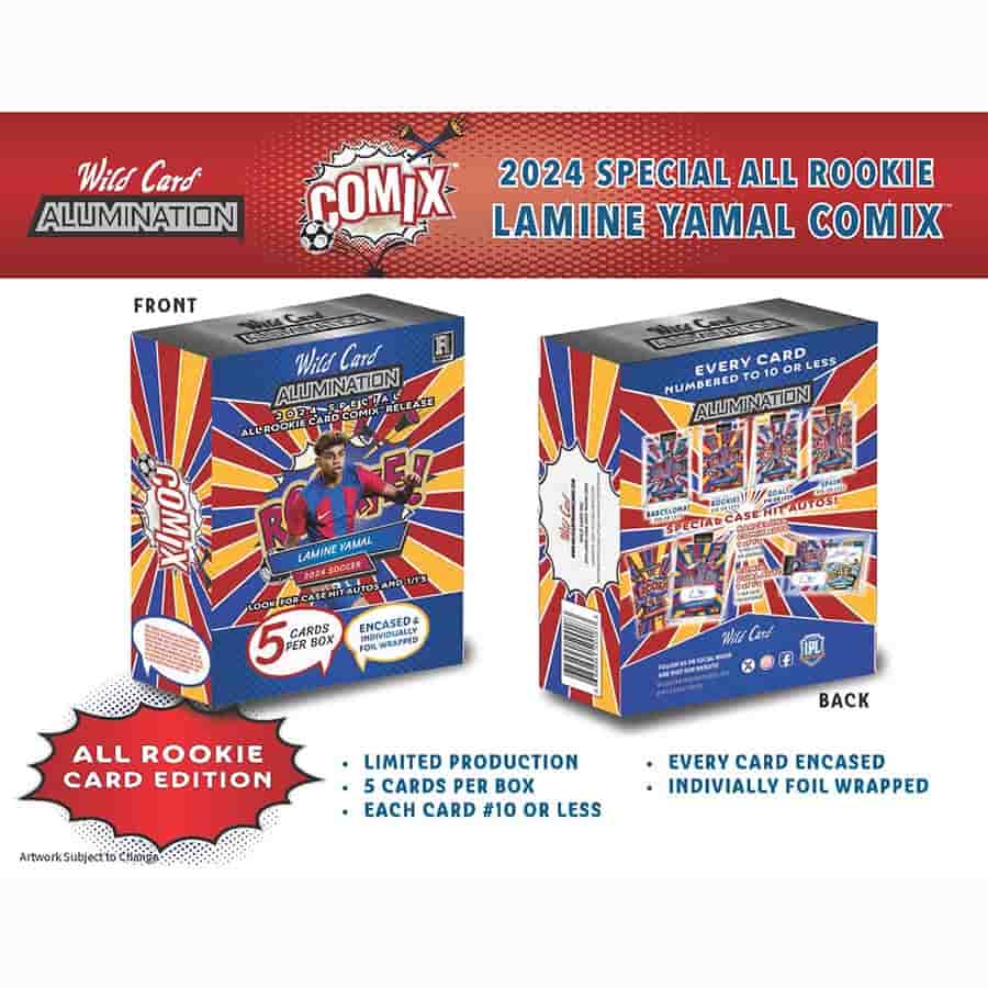 Wild Card -  Comix - 2024 Wild Card Alumination All Rookie Edition Lamine Yamal Comix Cards Hobby