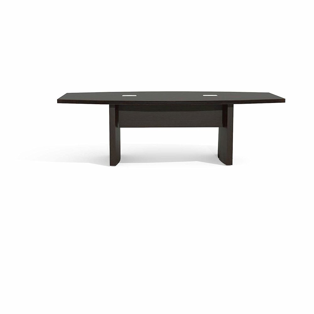 8' Conference Table, Boat Surface, Mocha - Mayline