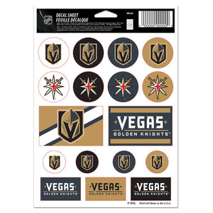 Vegas Golden Knights Decal Sheet 5x7 Vinyl - WinCraft