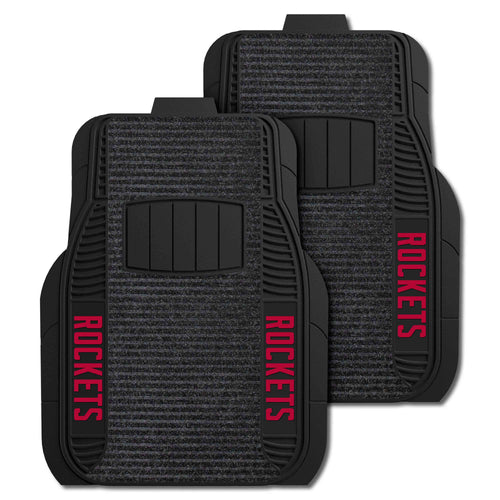 Fanmats - NBA - Houston Rockets 2-pc Deluxe Car Mat Set 21''x27''