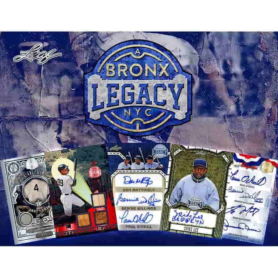 Leaf Trading Cards -  Bronx Legacy - 2025 Leaf A Bronx Legacy Baseball Hobby Pre-Order